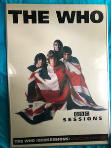 非売品レア！THE WHO BBC SESSIONSプロモポスター