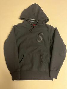 Supreme S Logo Hoode Black 美中古 Sサイズ