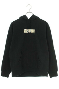 シュプリーム パーカー バーバリー 22SS Burberry Box Logo Hooded Sweatshirt サイズ:S バーバリーボックスロゴパーカー 中古 FK04