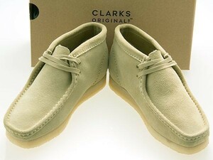 新品/CLARKS/クラークス/WMNS WALLABEE BOOT/ウィメンズ ワラビーブーツ/レディース用/MAPLE SUEDE/メイプル スエード/26155520/23.5cm