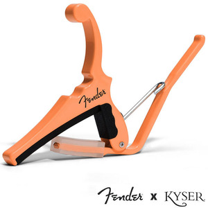 Kyser X Fenderエレキギター用 Classic Color QUICK-CHANGE ELECTRIC CAPO KGEFPPA Pacific Peach【カイザー カポ】