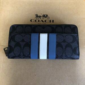 未使用品　coach 長財布　7