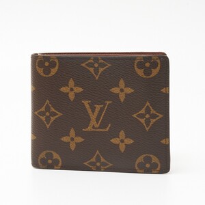 LOUIS VUITTON ルイヴィトン ポルトフォイユ・マルコ NM M62288 二つ折り財布 モノグラム・キャンバス×レザー ブラウン