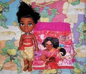 ☆Jakks Pacific Disney☆Elena of Avalor☆アバローのプリンセス エレナ☆人形☆ドール☆難あり☆おまけ付き☆巾着☆バッグ☆ディズニー