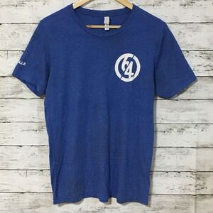 【希少】CANVAS Tシャツ M 青 古着 