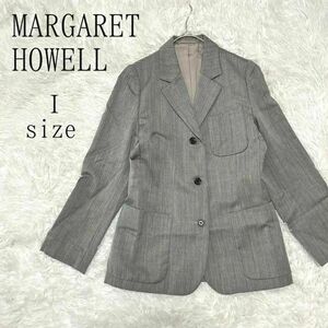 MARGARET HOWELL マーガレットハウエル テーラードジャケット グレー オフィスカジュアル フォーマル