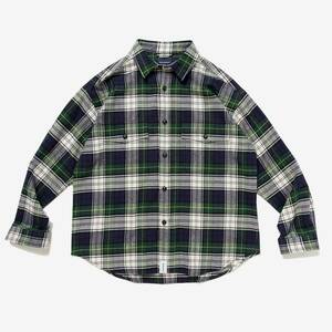 希少★新品本物【緑★4】★CPOC PLAID LS SHIRT OG シーポック プレイド シャツ タータン正規店購入 ディセンダント入手困難DESCENDANT22AW