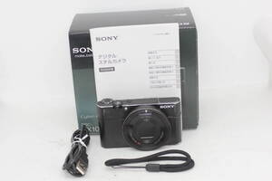 No.0093-1446　SONY デジタルカメラ DSC-RX100 1.0型センサー F1.8レンズ搭載 ブラック Cyber-shot DSC-RX100