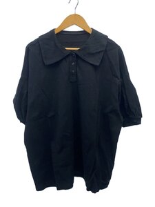 nest Robe◆ポロシャツ/FREE/コットン/BLK/01222-1050-1