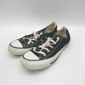 ◇ Θ CONVERSE コンバース ローカットスニーカー サイズ23 ブラック ホワイト レディース メンズ E