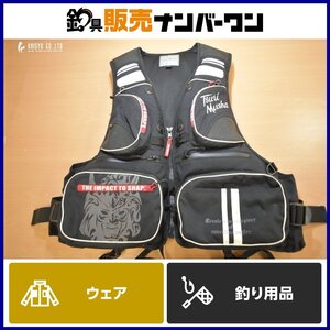 釣武者 ライフジャケット Lサイズ TsuriMusha CORDURA コーデュラ ライフベスト 磯釣り 磯 瀬渡し フカセ釣り 磯釣り チヌ グレ