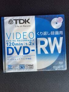 DRW120DPWA1A-D TDK DVD-RW 繰り返し録画用 CPRM対応