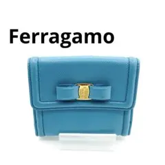 フェラガモ FERRAGAMO 財布 二つ折り レディース ヴァラ リボン