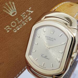 x/x/M011-633 ROLEX ロレックス 腕時計 チェリーニ 6633/8 18K 750 クォーツ 箱・替えベルト・箱・保証書付き