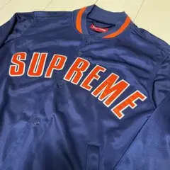 Supreme Mesh Varsity Jacket スタジャン ネイビー