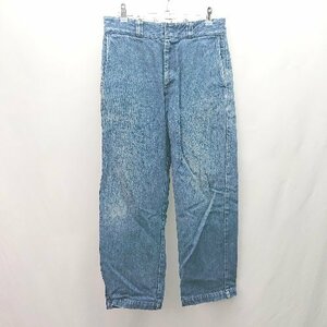 ◇ Dickies ディッキーズ シンプル デニム ストレートパンツ カジュアル デイリー ジーンズ サイズS ブルー メンズ E