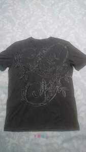 1943グッチリーフプリント 装飾クルーネック半袖 Tシャツ　イタリア ミラノ ジャパンめん100%北青山サイズM