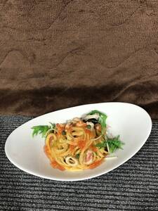 ★食品サンプル★パスタ★シーフード★トマトソース★中古品★レストラン★喫茶店★カフェ★飲食店★簡易清掃済み★①★