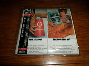 ザ・フー /THE WHO ■ Japanese CD「セル・アウト+10」（紙ジャケ）[POCP-9195] SELL OUT