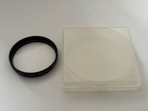 LEICA E46 UVa 13004 GERMANY FILTER☆美品 純正ケース☆ライカ フィルター 46mm