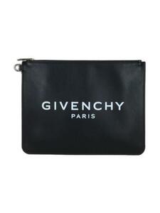 ☆GIVENCHY ジバンシィ ジバンシー ビッグロゴ ロゴ プリント クラッチバッグ セカンドバッグ レザー