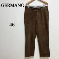 GERMANO ジェルマーノ　コットンパンツ　ブラウン　コーデュロイ