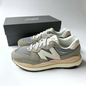 M1300JPカラー 国内正規品 NEW BALANCE M5740LLG STEEL BLUE US8.5 26.5cm 新品 ヌバックレザー 限定 576 574 M57/40 NB グレー スニーカー