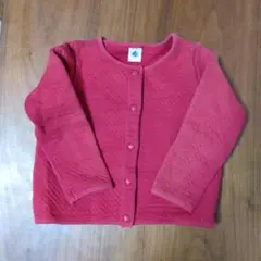 PETIT BATEAU 赤 カーディガン 3ans/95cm