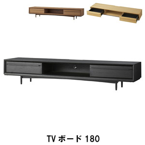 TVボード180 幅180 奥行41 高さ33cm 収納家具 リビング収納家具 テレビ台 ローボード ブラック M5-MGKAM01477BK