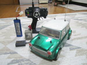 すぐ遊べる全部セット 1/10 タミヤ ミニクーパー レーシング M03 シャーシ TAMIYA EP R/C mini cooper racing 本格スケールホビーラジコン