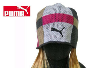 新品 ◆PUMA ◆プーマ レディース Cat ニットCAP ニット帽 ビーニー ニットキャップ ワッチキャップ ◆ホワイト ◆(S) ◆全国送料無料