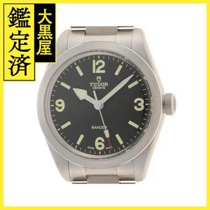 TUDOR チュードル チューダー レンジャー 79950 SS ステンレススチール ブラック オートマチック 【460】2147100544442