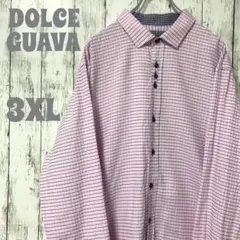 DOLCE GUAVAアメリカ古着 ビッグ ゆるだぼ 長袖 シャツ メンズ