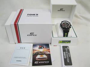 ★カシオ エディフィス EDIFICE SOSPENSIONE TOM’S設立50周年記念 EFS-S641TMS-1AJR★超美品★