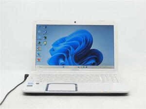 カメラ内蔵/15.6/ノートPC/Win11Home/新品SSD512/8GB/3世代i7/TOSHIBA　T552/58HW 　BD-RE/Bluetooth/HDMI/テンキーWPS office2搭載