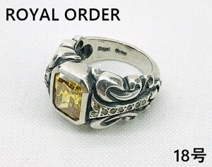 [中古]ROYAL ORDER ロイヤルオーダー リング 925 シルバー 18号