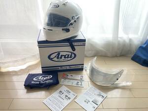 美品 Arai GP-6S L スモークシールド付 【ヘルメット　カート　4輪 FIA サーキット ドリフト ラリー ジムカーナ GP6 GP5 フルフェイス】