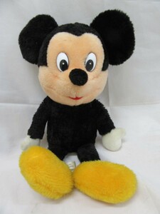 Disney Mickey Mouse/ミッキーマウス ぬいぐるみ 約40㎝ WaltDisneyCompany 東京サンアンドスター レトロ 中古品