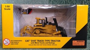 NORSCOT ノースコット 1/50 CAT D10T TRACK-TYPE TRACTOR トラクター キャタピラー ブルドーザー ショベル ダイキャスト製 未開封品 55158