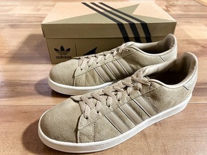 箱付き美品、レア! ADIDAS アディダス×DESCENDANT ディセンダント CAMPUS DCDT キャンパス ベージュ 2022年製 27.5cm US9.5 ガゼル サンバ