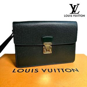 【本物保証】美品◆LOUIS VUITTON ルイヴィトン ◆ポシェットクラド M30194 タイガ クラッチバッグ　 セカンドバッグ