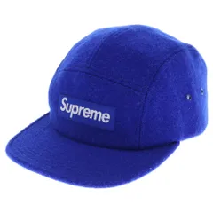 SUPREME (シュプリーム) 15AW Harris Tweed Camp Cap ハリスツイード ウール キャンプキャップ 帽子 ブルー