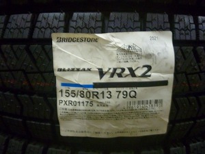 【送料無料】冬タイヤ 2023年製 BRIDESTONE VRX2 155/80R13 4本セット税込￥32,800-