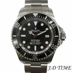 【SALE限定価格】ROLEX【ロレックス】 ディープシー44　136660/ランダム ブラック文字盤 SS（オイスタースチール）【新品】 (YT-27190)