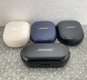 BOSE ワイヤレスイヤホン 充電ケースのみ 4点セット まとめ ジャンク品 クリーニング済 送料180円(Z2164T)