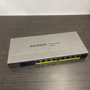 「D12_23A」NETGEAR ネットギア アンマネージ スイッチングハブ 8ポート GS108PP PoE 動作品　本体のみ　電源アダプタ無し（250120）