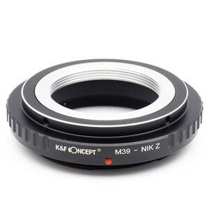 Leica Screw Mount L39 → Nikon Z K&F CONCEPT Mount Adapter ライカスクリューマウント (L39/M39)レンズ用 ニコン Z マウントアダプター