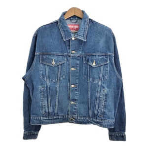 Wrangler ラングラー デニムジャケット ブルー (メンズ L) 中古 古着 S2953