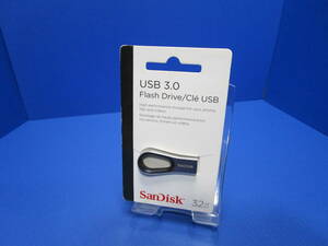 Sandisk 32GB ループ USB 3.0 フラッシュドライブ シルバー SDCZ93-032G-GA35 USBメモリ