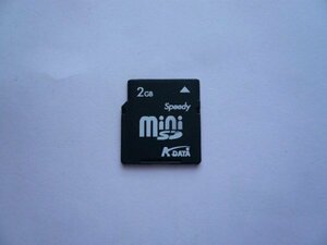 ADATA　miniSDカード　2GB